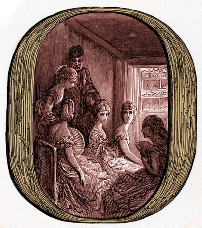 Een operabox in het koninklijk operahuis door Doré door Gustave Dore