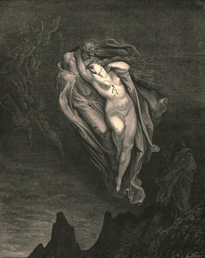 Bard! graag zou ik die twee samen benaderen, c1890 door Gustave Dore