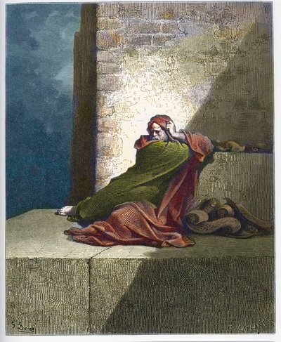 Baruch - Baruch ben Neria - Gravure uit 