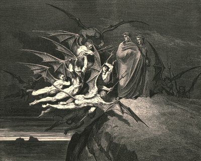 Wees geen van jullie gewelddadig door Gustave Dore