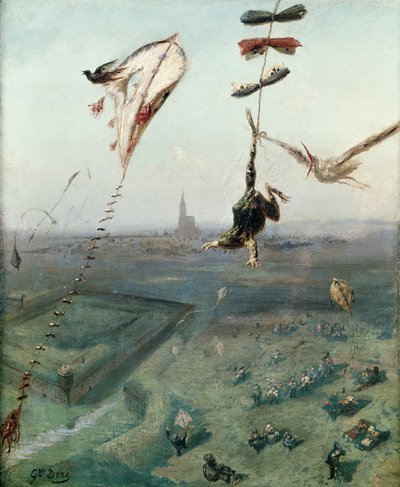 Tussen Hemel en Aarde, 1862 door Gustave Dore