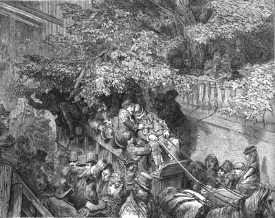 Gevangen in de takken door Gustave Dore