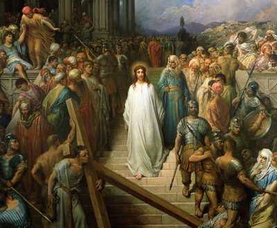 Christus Verlaat het Praetorium door Gustave Dore