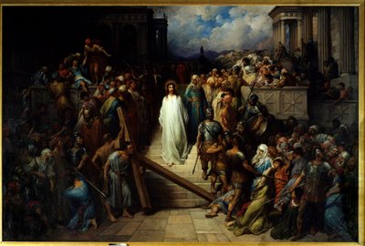 Christus verlaat de priester door Gustave Dore