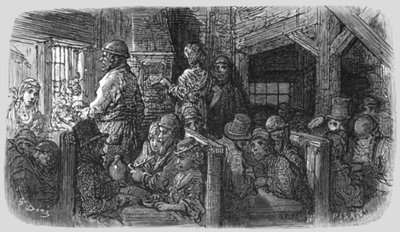 Koffiehuis - Petticoat Lane door Gustave Dore