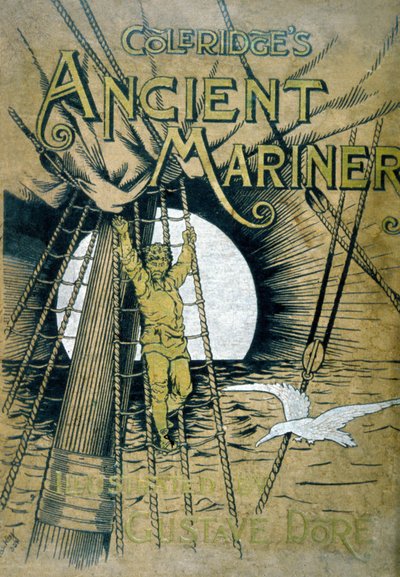 Omslag van boek "Ancient Mariner" door Samuel Taylor Coleridge, illustraties door Gustave Dore door Gustave Dore