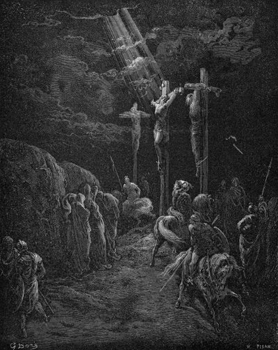 Kruisiging van Jezus door Gustave Dore
