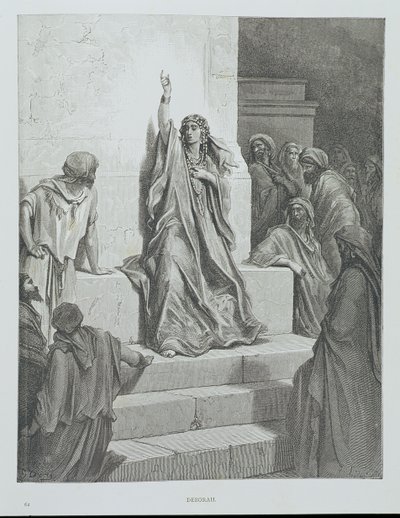 Deborah, gegraveerd door Ettlin, ca. 1868 door Gustave Dore