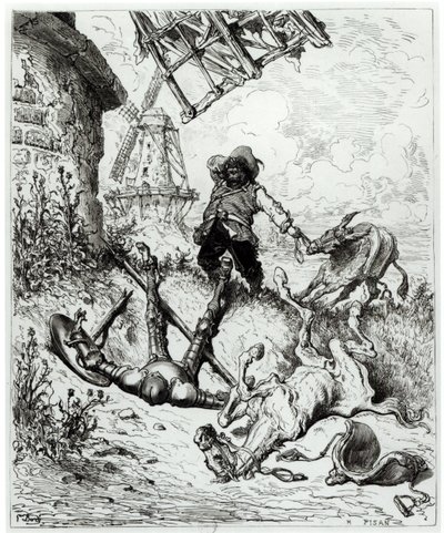 Don Quichot en de Windmolens, uit 