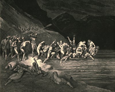 Op dezelfde manier Adams slechte kroost door Gustave Dore