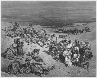 Gustave Doré Bijbel: De veepest door Gustave Dore