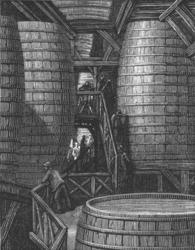 In de brouwerij door Gustave Dore