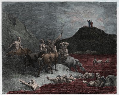 Inferno, Canto 12: Nessus door Gustave Dore