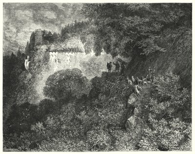 Doornroosje (gravure) door Gustave Dore