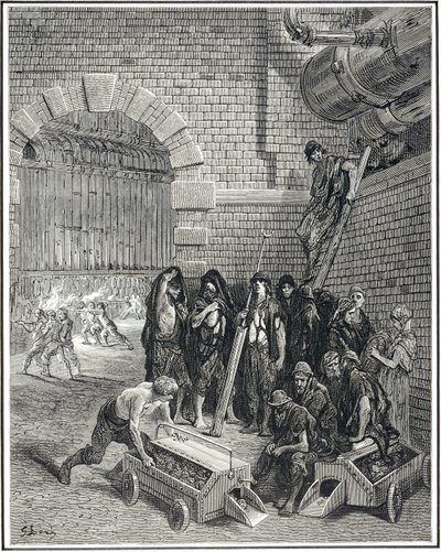 Lambeth Gasfabrieken, 1872 door Gustave Dore