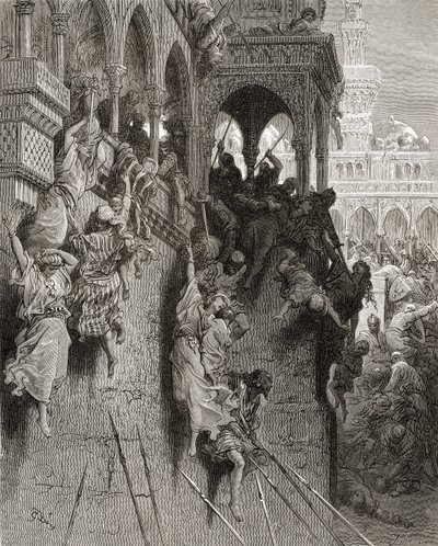 Bloedbad van Antiochië, illustratie uit 