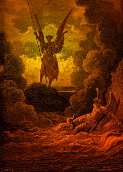 Paradise Lost: Satan en Beëlzebub door Doré door Gustave Dore