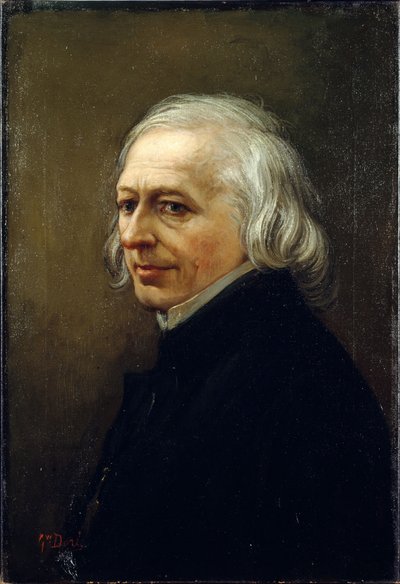 Portret van Charles Philipon 1800-1862, ca. 1860 door Gustave Dore