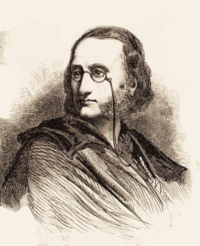 Portret van Jacques Offenbach door Gustave Dore