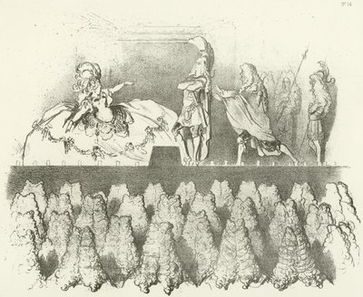 Racine opgevoerd voor het hof van Versailles 1695 door Gustave Dore