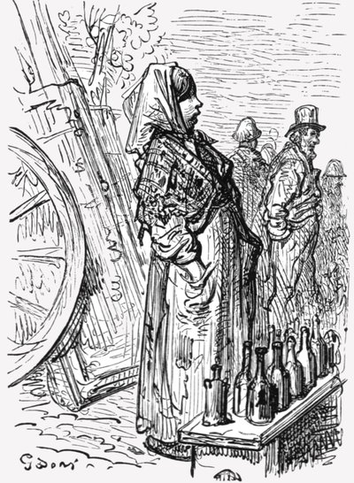 Verfrissingen onderweg door Gustave Dore