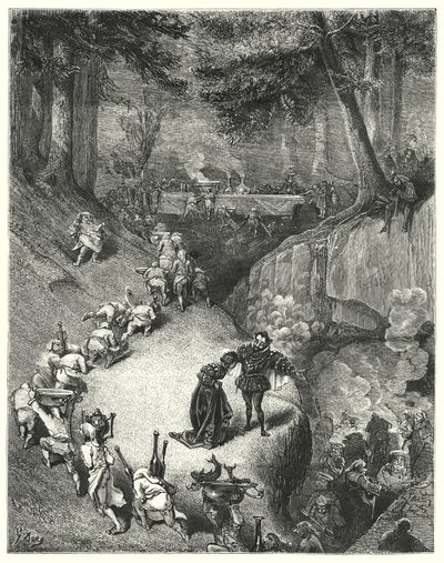 Riquet a La Houppe; Ricky met de Kuif door Gustave Dore