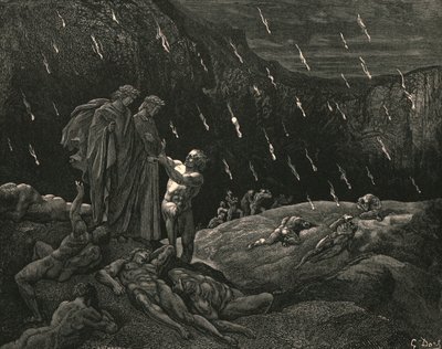 Heer! Brunetto! En bent u hier, ca. 1890 door Gustave Dore