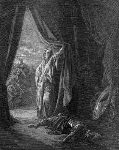 Sisera gedood door Jael door Gustave Dore