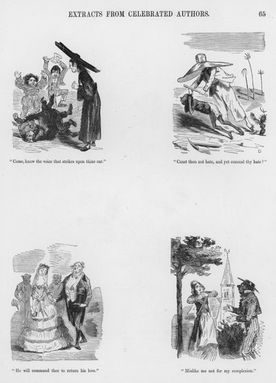 Humoristische en groteske schetsen door Gustave Dore door Gustave Dore