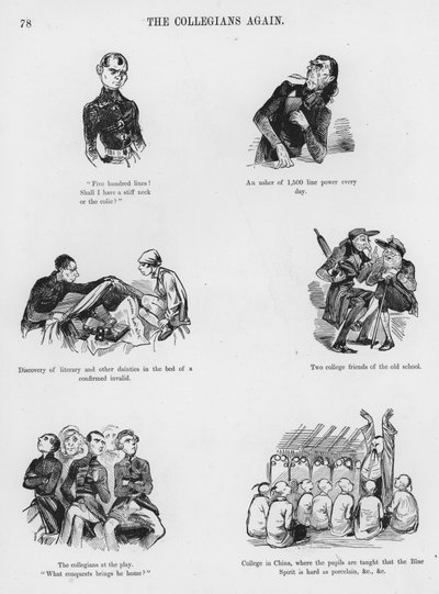 Humoristische en groteske schetsen door Gustave Dore door Gustave Dore