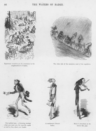 Humoristische en groteske schetsen door Gustave Dore door Gustave Dore