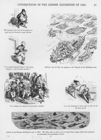 Humoristische en groteske schetsen door Gustave Dore door Gustave Dore