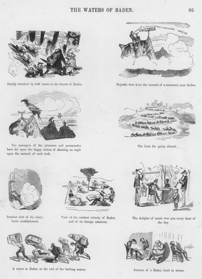 Humoristische en groteske schetsen door Gustave Dore door Gustave Dore