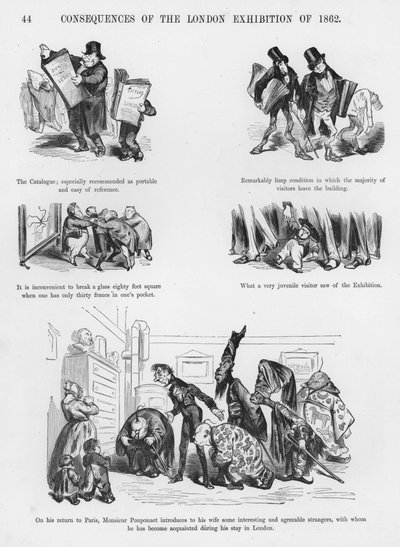 Humoristische en groteske schetsen door Gustave Dore door Gustave Dore