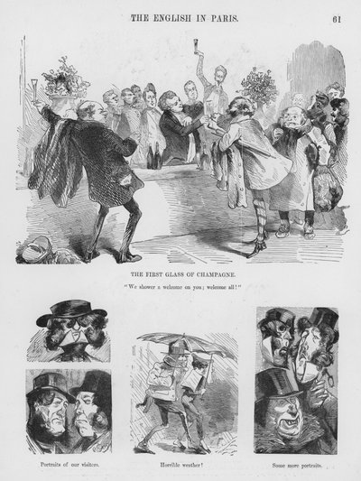Humoristische en groteske schetsen door Gustave Dore
