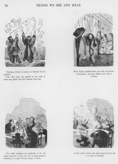 Humoristische en groteske schetsen door Gustave Dore
