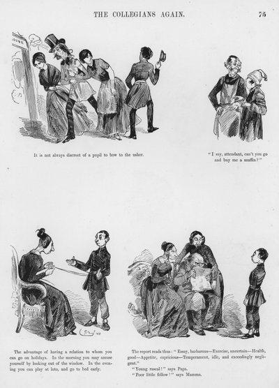Humoristische en groteske schetsen door Gustave Dore