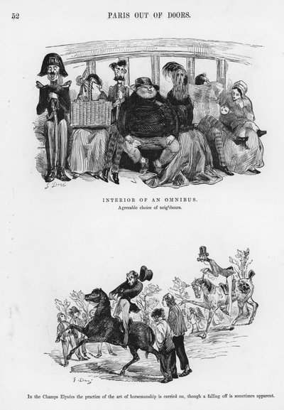 Humoristische en groteske schetsen door Gustave Dore door Gustave Dore