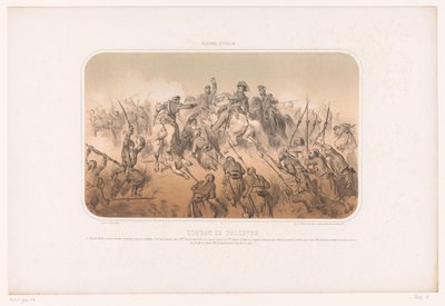 Slag bij Palestro door Gustave Dore