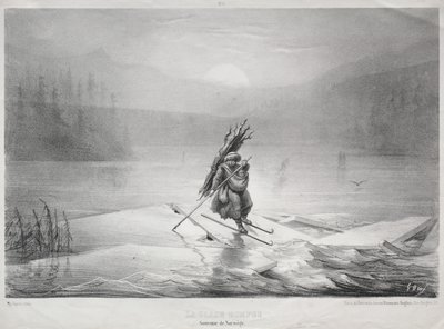 Het Brekende IJs, Souvenir van Noorwegen door Gustave Dore