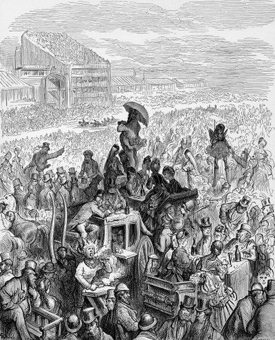 De Derby - Bij de lunch door Gustave Dore