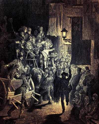 De Derby - Terug naar huis door Gustave Dore