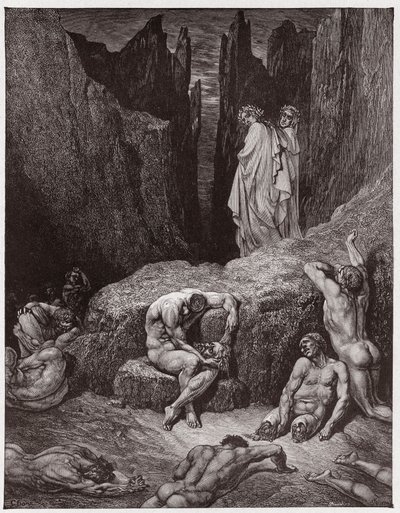 Inferno, Canto 29: Virgil berispt Dante