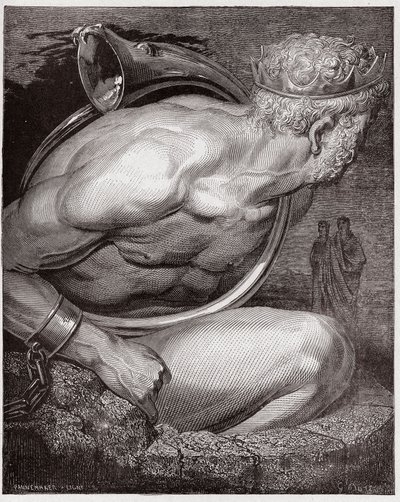 De Goddelijke Komedie, Inferno, Canto 31: Nimrod van de reuzen - door Dante Alighieri (1265-1321) - Illustratie door Gustave Doré (1832-1883) door Gustave Dore