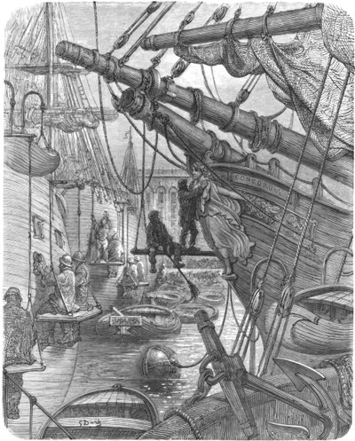 De Docks - De Concordia, 1872 door Gustave Dore