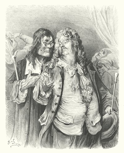 De Fabels van La Fontaine: De Dokters door Gustave Dore