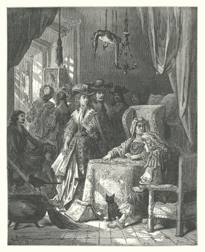 De Fabels van La Fontaine: De Waarzegger door Gustave Dore