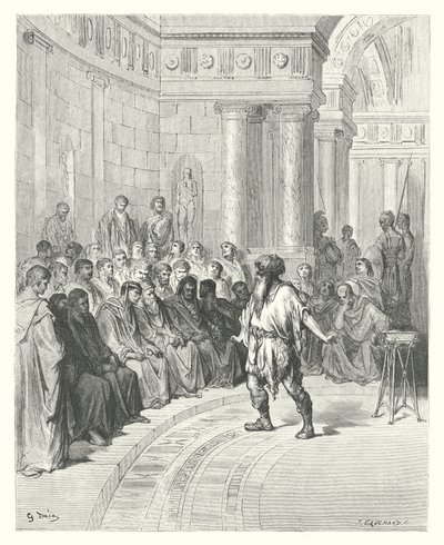 De Fabels van La Fontaine: De Boer van de Donau door Gustave Dore
