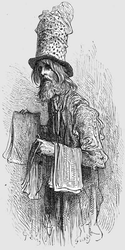 De vliegenvangerverkoper, 1872 door Gustave Dore