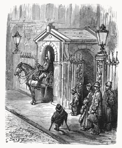 De Horse Guards, 1872 door Gustave Dore